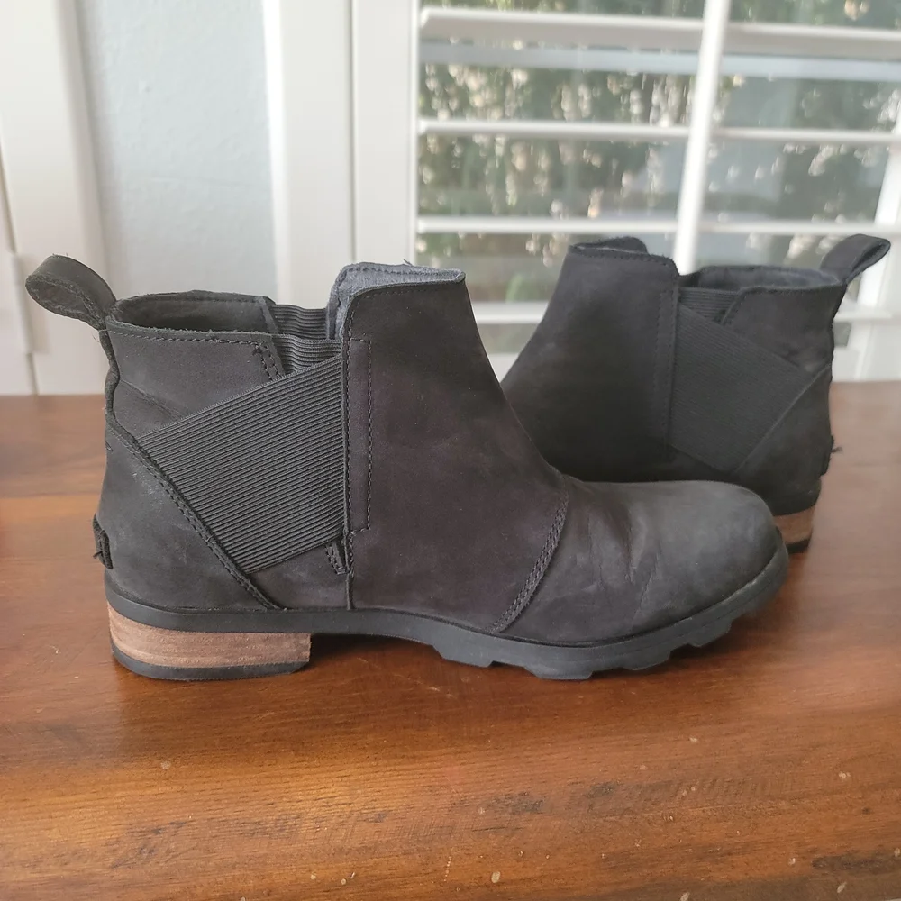 Black Leather Men's Shoes